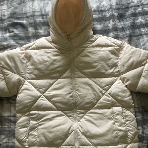 Cream ASOS Puffer Jacket